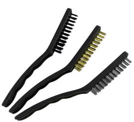 Garnitura četki (čelična, najlonska, mesingana) 3/1